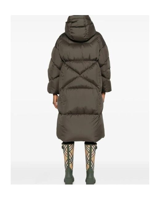 Khrisjoy Brown Hooded Puff Coat