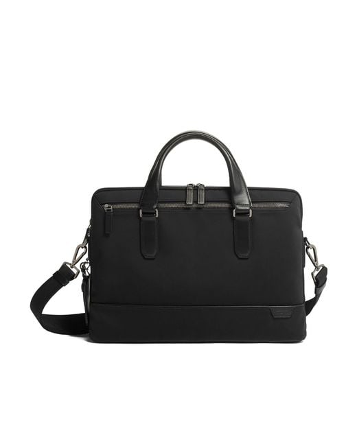 Tumi Black Sycamore Briefcase for men