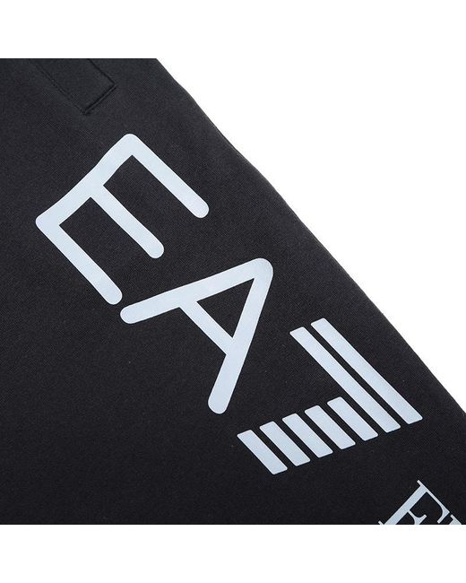 EA7 Blue Logo Sweatpants for men