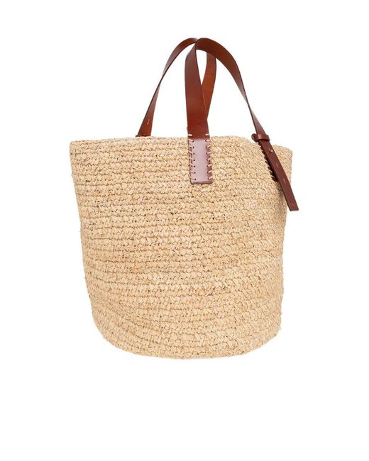 Chloé Natural Chloé Manuel Medium Tote Bag