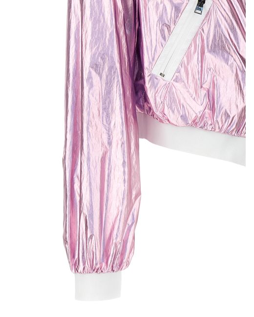 Tom Ford Pink Zip-Up Cropped Bomber Jacket