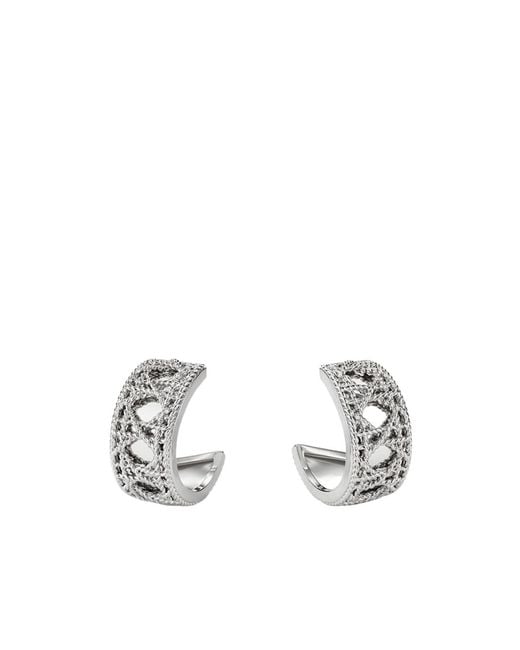 Dior White My Earrings