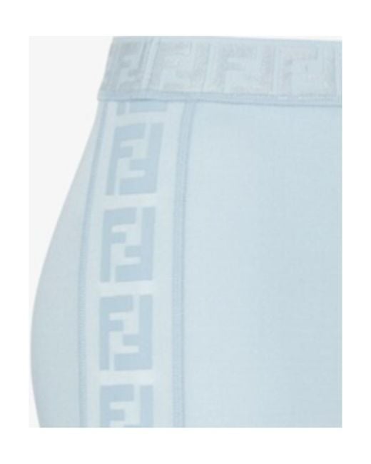Fendi Blue Light Lycra Leggings