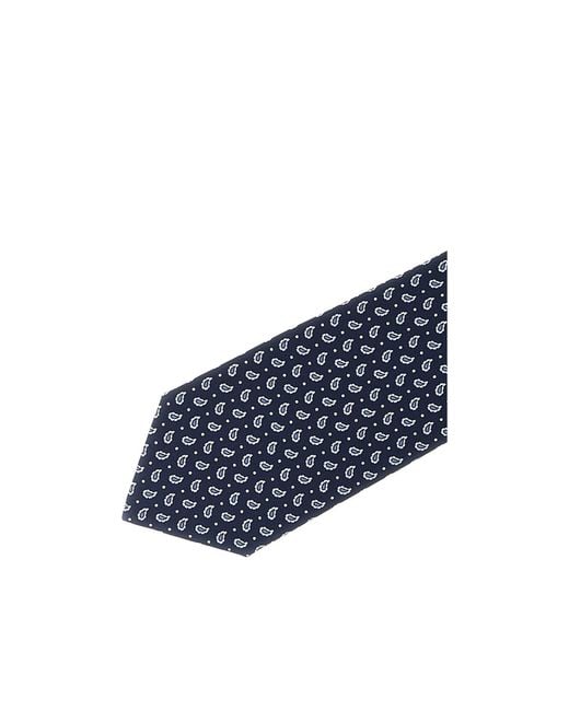 Brioni Blue Patterned Tie for men