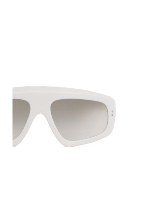 Céline White Frame 34 Sunglasses for men