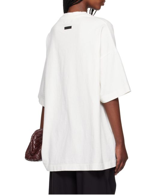 Fear Of God White Eternal Crewneck T-Shirt for men