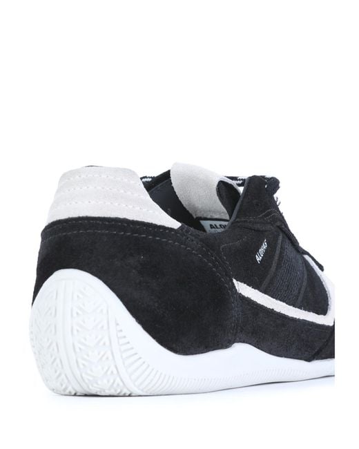 Alohas Black Contrast Panel Low-Top Sneakers