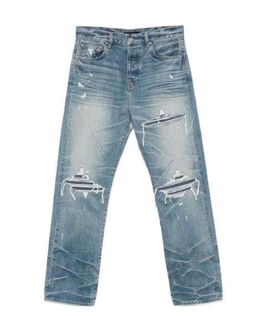 Amiri Blue Belt Loop Jeans for men