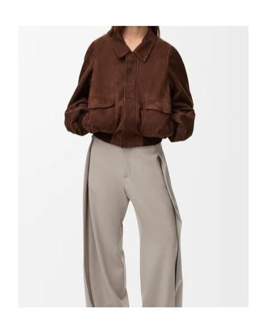 Loewe Brown Bomber Jacket