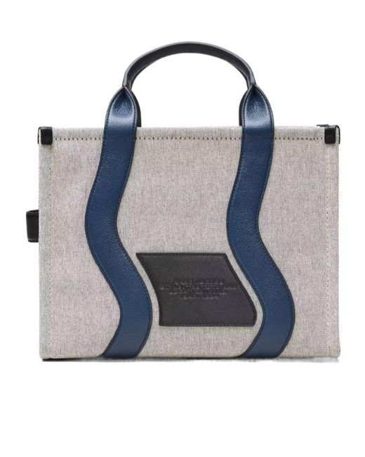 Marc Jacobs Blue The Wavy Medium Tote Bag