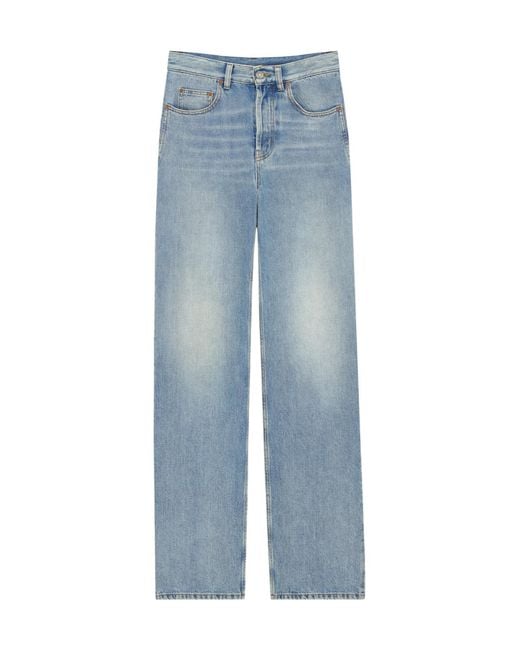 Saint Laurent Blue Five Pocket Jeans