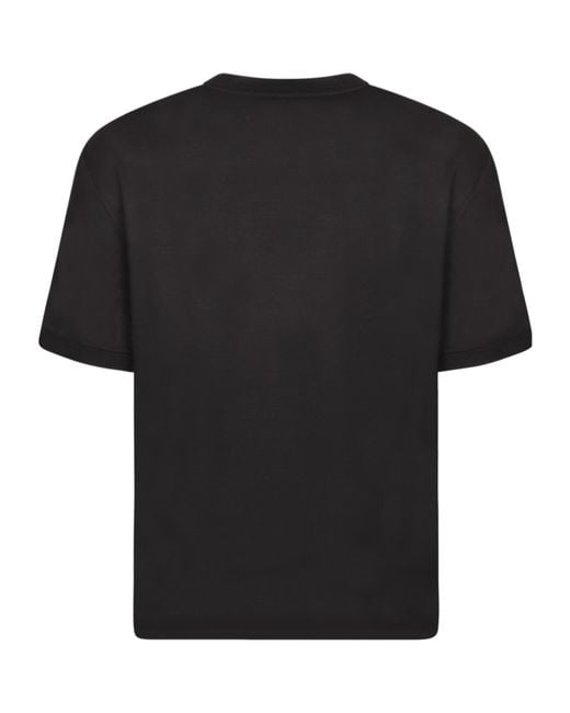 Giorgio Armani Black Short-Sleeved T-Shirt for men