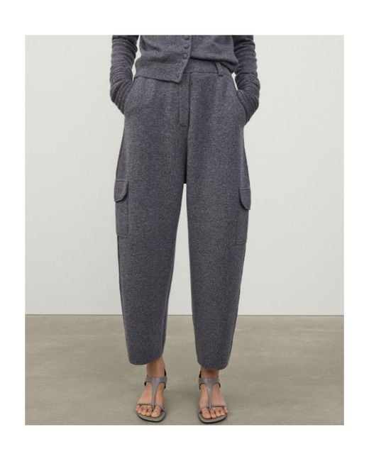 Lisa Yang Gray Azaria Elasticized Pants