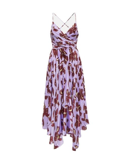 Jonathan Simkhai Purple Floral Sundress