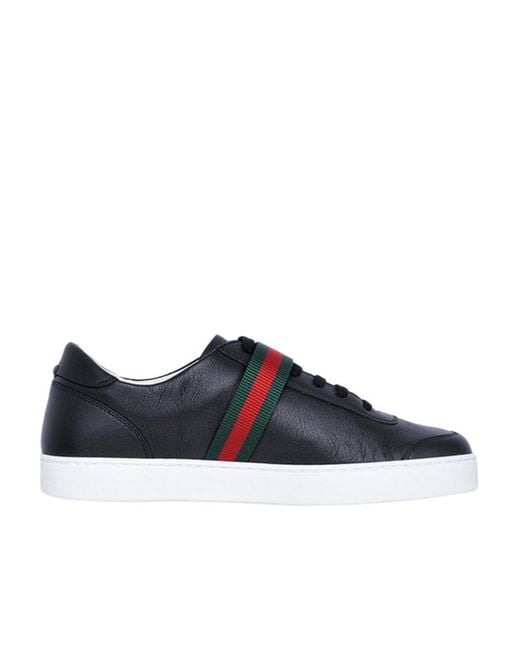 Gucci Blue Logo Logo Low Upper Board Shoes for men