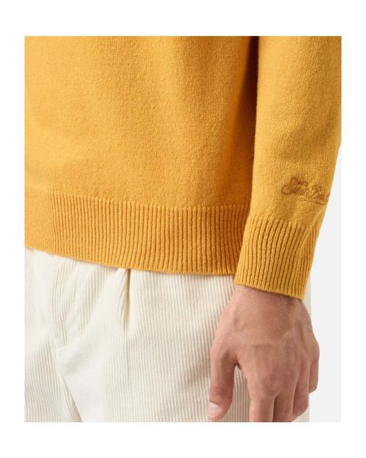 Mc2 Saint Barth Yellow Regent Jumper for men