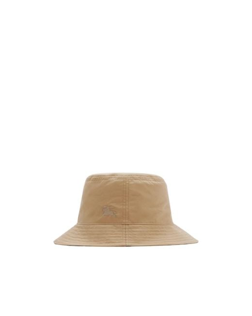 Burberry Natural Reversible Gabardine Bucket Hat for men