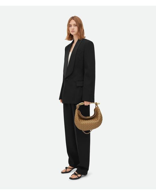 Bottega Veneta Brown Gemelli Small Shoulder Bag