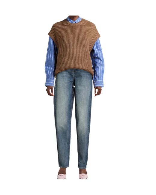 Isabel Marant Blue Tapered Jeans