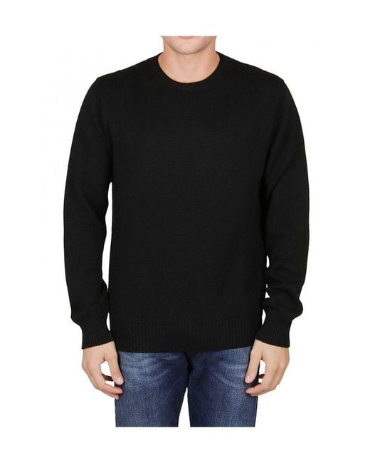 Jeordie's Black Sweater/Knitwear for men