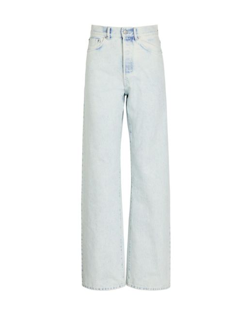 Dries Van Noten Blue Straight Jeans