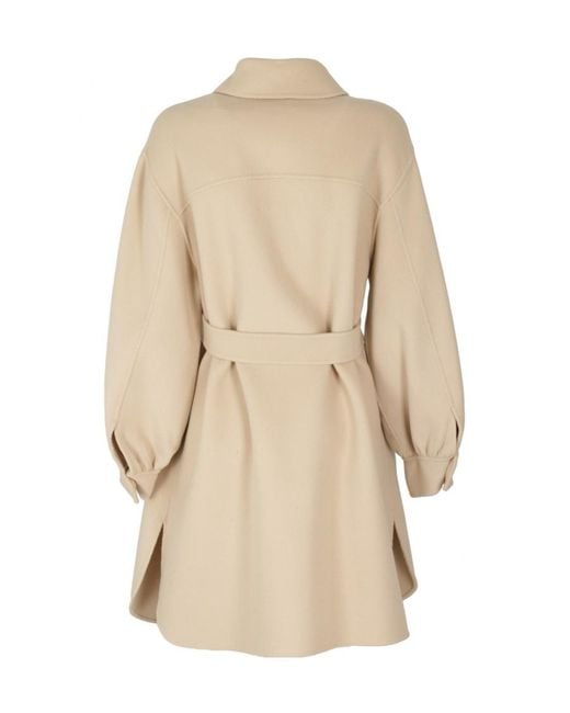 Weekend by Maxmara Natural Single-Breasted Casual Coat