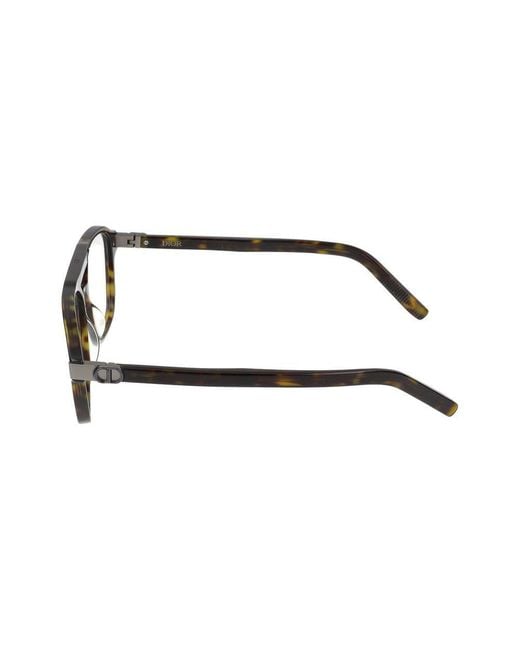 Dior White Eyewear Aviator Glasses for men