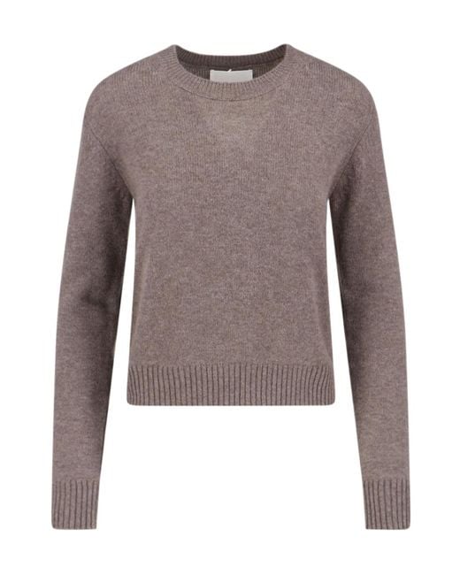 Lisa Yang Gray Mable Crewneck Jumper