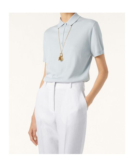 Loro Piana White Regular Fit Polo Shirt