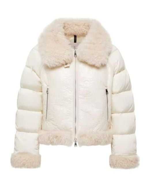 Moncler Natural Rubrouk Quilted Jacket