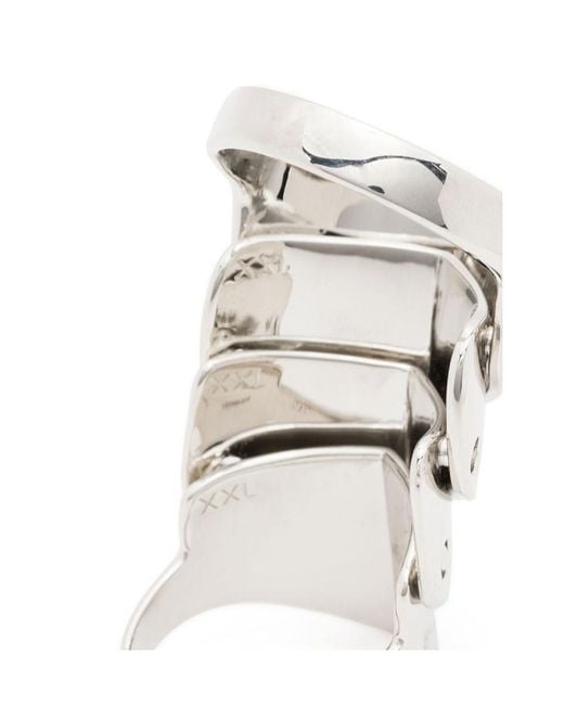 Vivienne Westwood White Armour Orb-Motif Ring