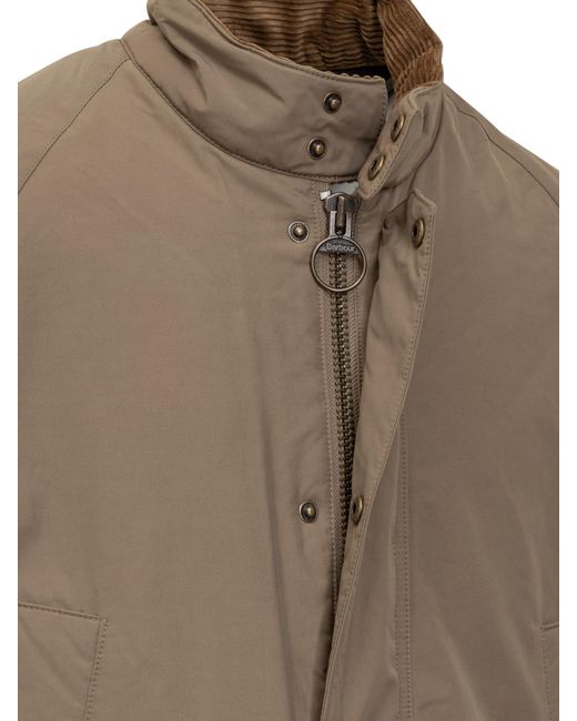 Barbour Brown X Baracuta Oversized Bedale Waxed Jacket for men