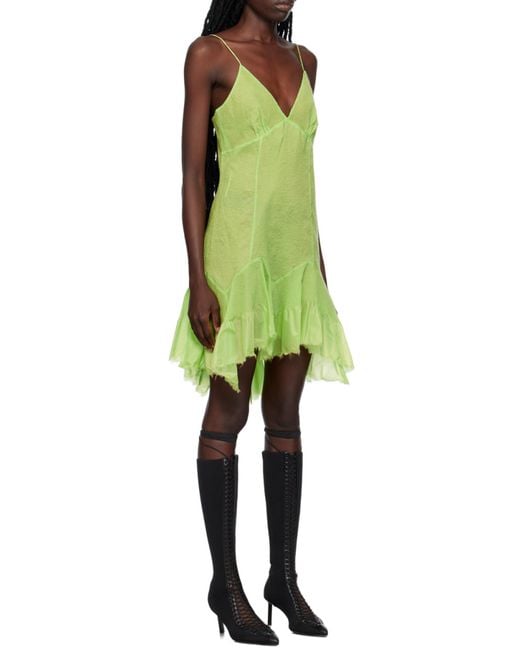 Givenchy Green Strapless Dress
