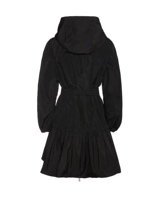 Moncler Black Hooded Coat
