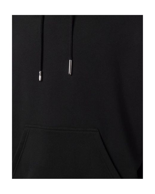 Givenchy Black Oversized Drawstring Hoodie for men