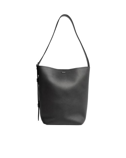 Max Mara Black Logo Tote Bag