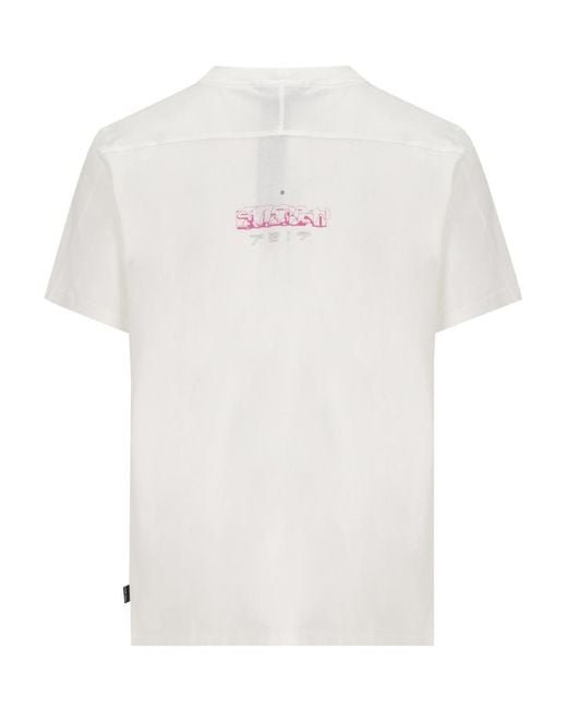 Stone Island White Shadow Project Short-Sleeved Crewneck T-Shirt for men