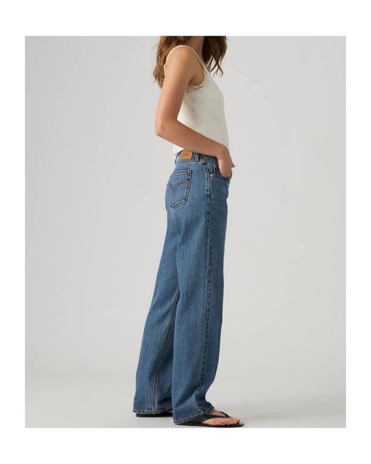 Levi's Blue Low Straight Jeans