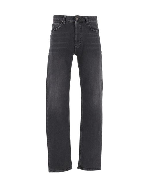 Emporio Armani Blue Belt-Loop Jeans for men