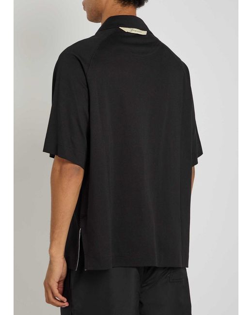 Jacquemus Black La Chemise Jean Atelier Woven Shirt for men