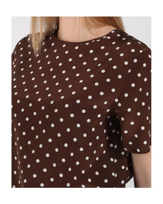 P.A.R.O.S.H. Black Polka Dot Blouse