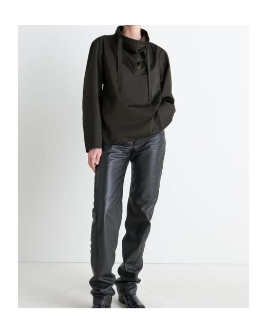 Lemaire Black Vareuse High-Neck Top