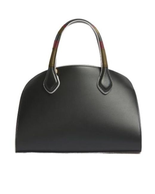 Marni Black Overlap Small Tote Bag