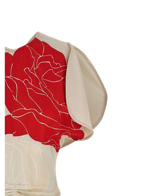 Victoria Beckham 'Gathered Waist' Dress