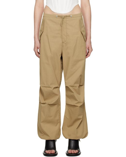 Dion Lee Natural Toggle Parachute Pants