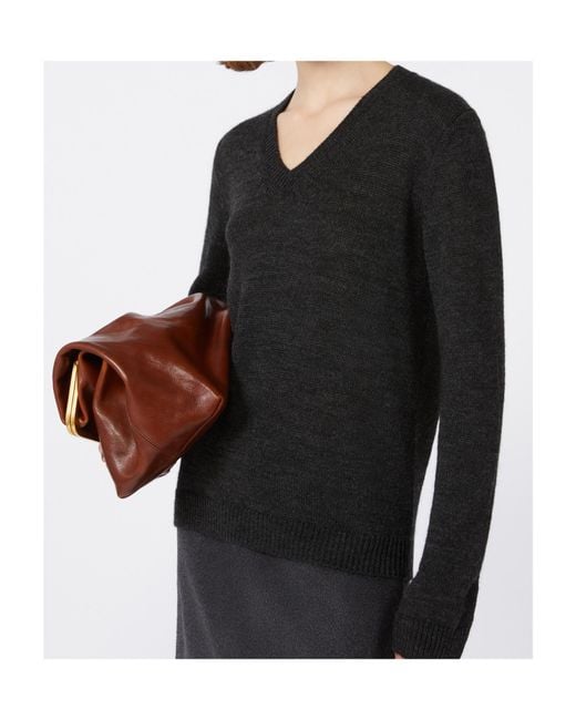 Weekend by Maxmara Black Brunate1234 V-Neck Sweater