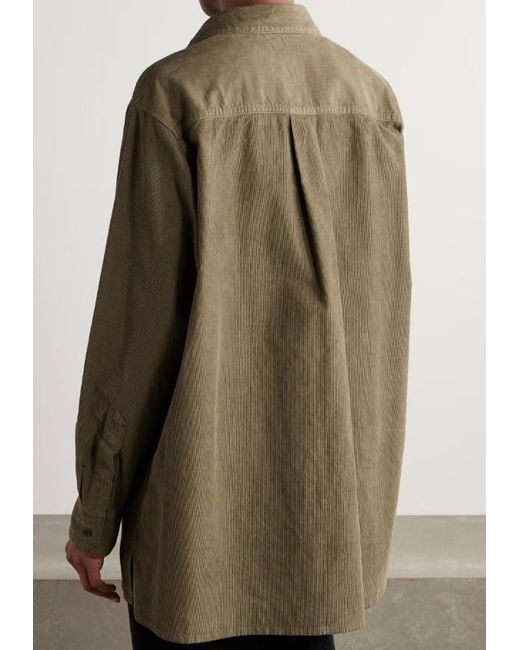 The Row Green Long-Sleeved Shirt