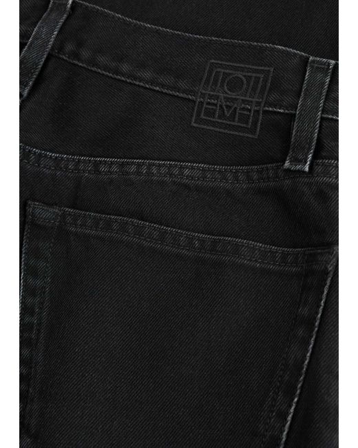 Totême Black Belt-Loop Jeans