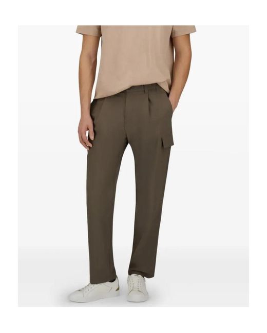 Herno Gray Work Casual Pants for men
