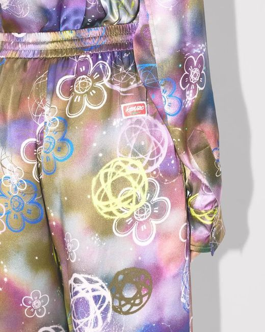 KENZO White X Futura 2000' Graffiti Printed Pants